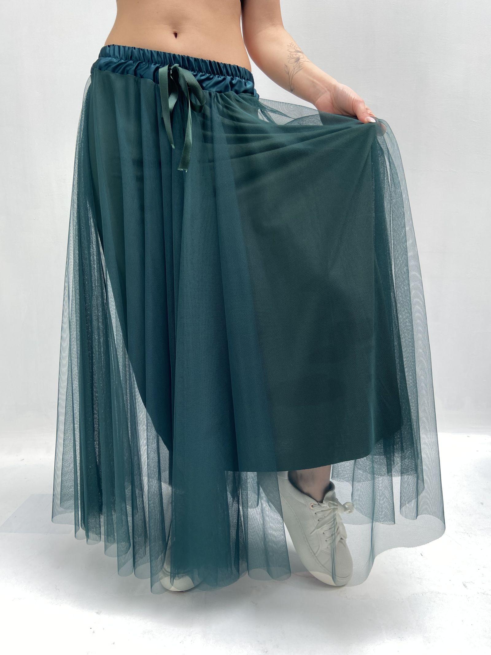 Gonna lunga in tulle MK04.015 MILITARE OFELIA 