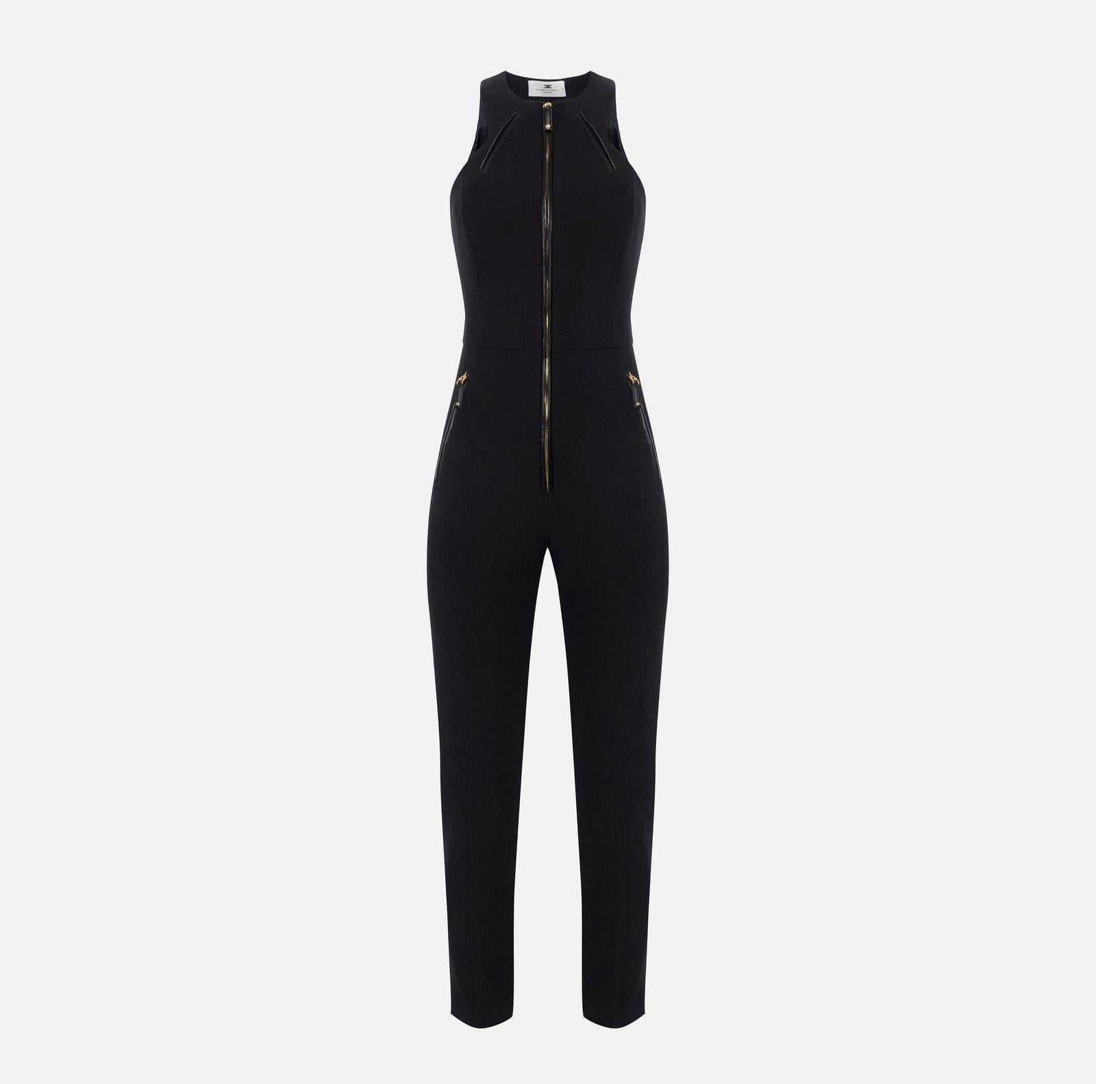 Tuta con zip - Elisabetta Franchi TU05556E2 110 ELISABETTA FRANCHI 