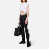 T- shirt cropped con zip MA00846E2 270 ELISABETTA FRANCHI 