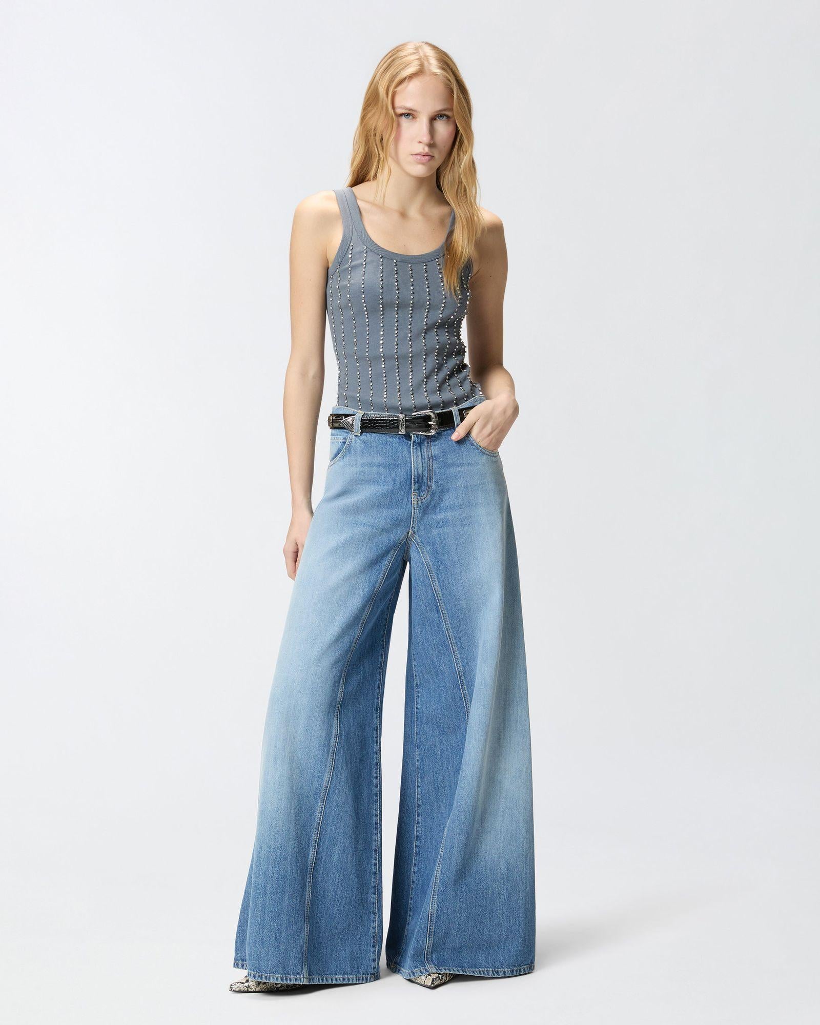 Jeans wide leg - Pinko 106228A323 PJO PINKO 