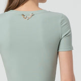 T-shirt slim girocollo