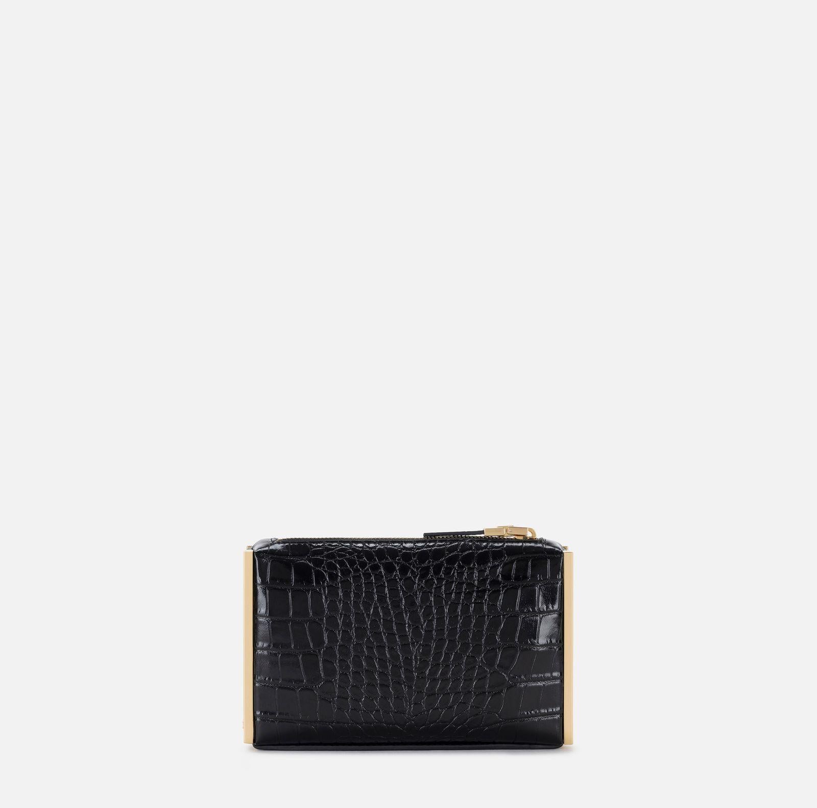 Clutch con zip - Elisabetta Franchi BS51A56E2 110 ELISABETTA FRANCHI 
