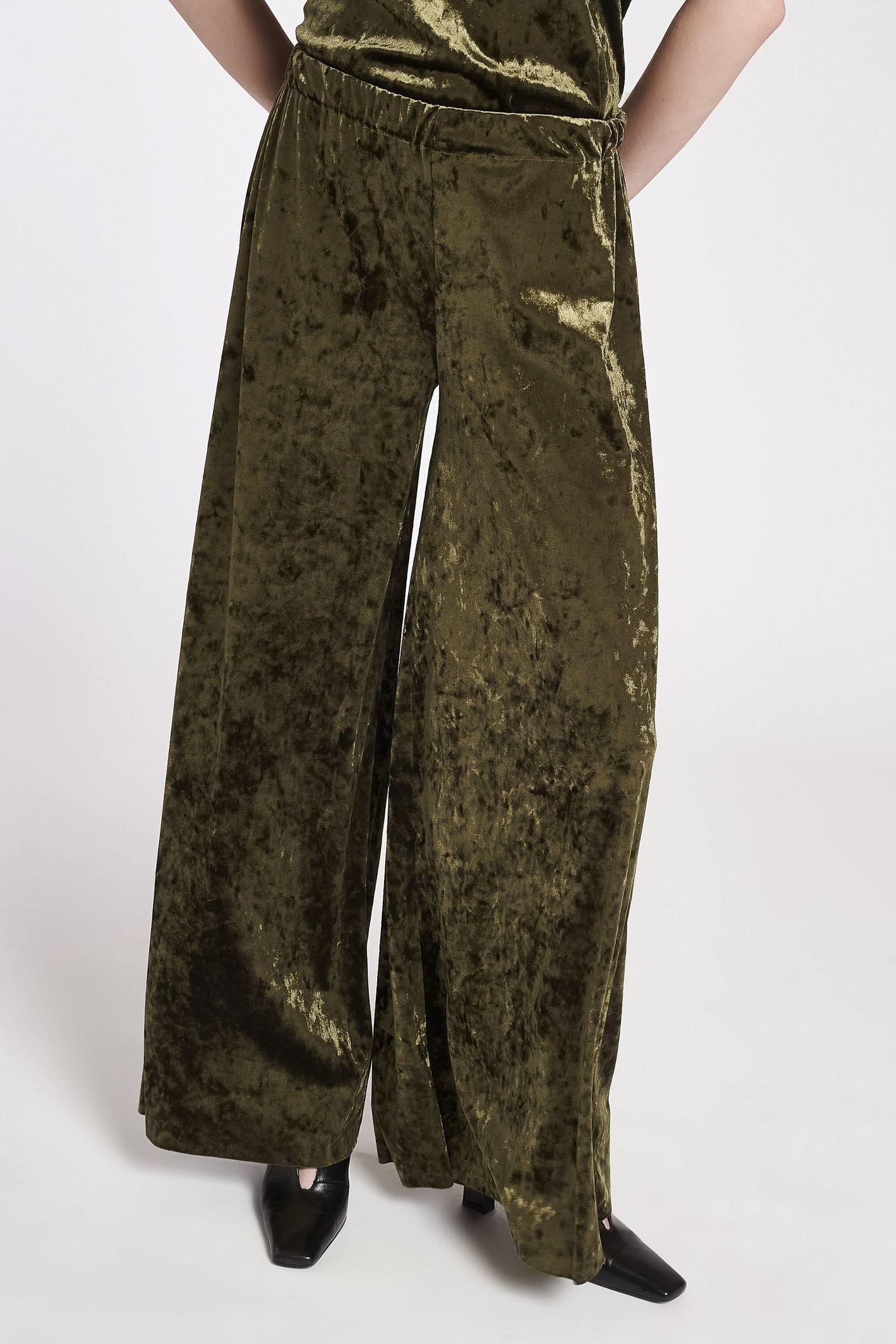 Pantalone in velluto pannè POSI37D3 05 CARLA G. 