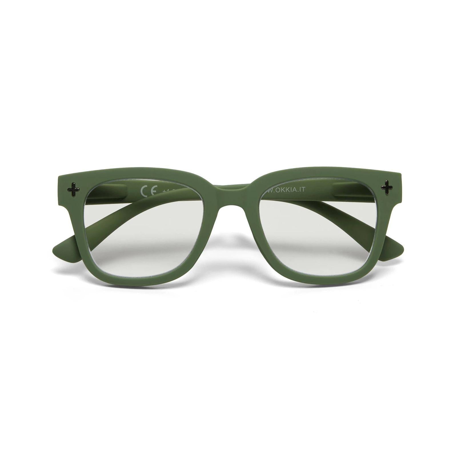 Occhiale da lettura Giovanni OK017GR VERDE OKKIA 