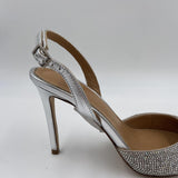 Sandalo alto con strass
