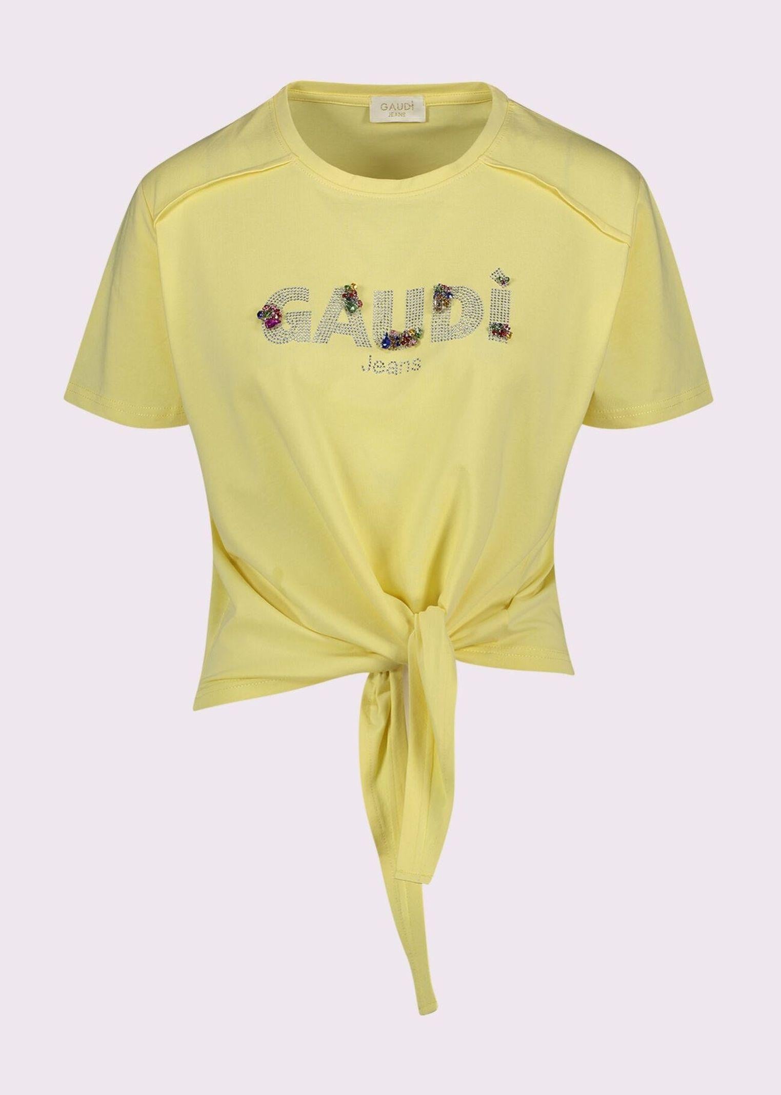 T-shirt con nodo 511BD64026 2722 GAUDI' 