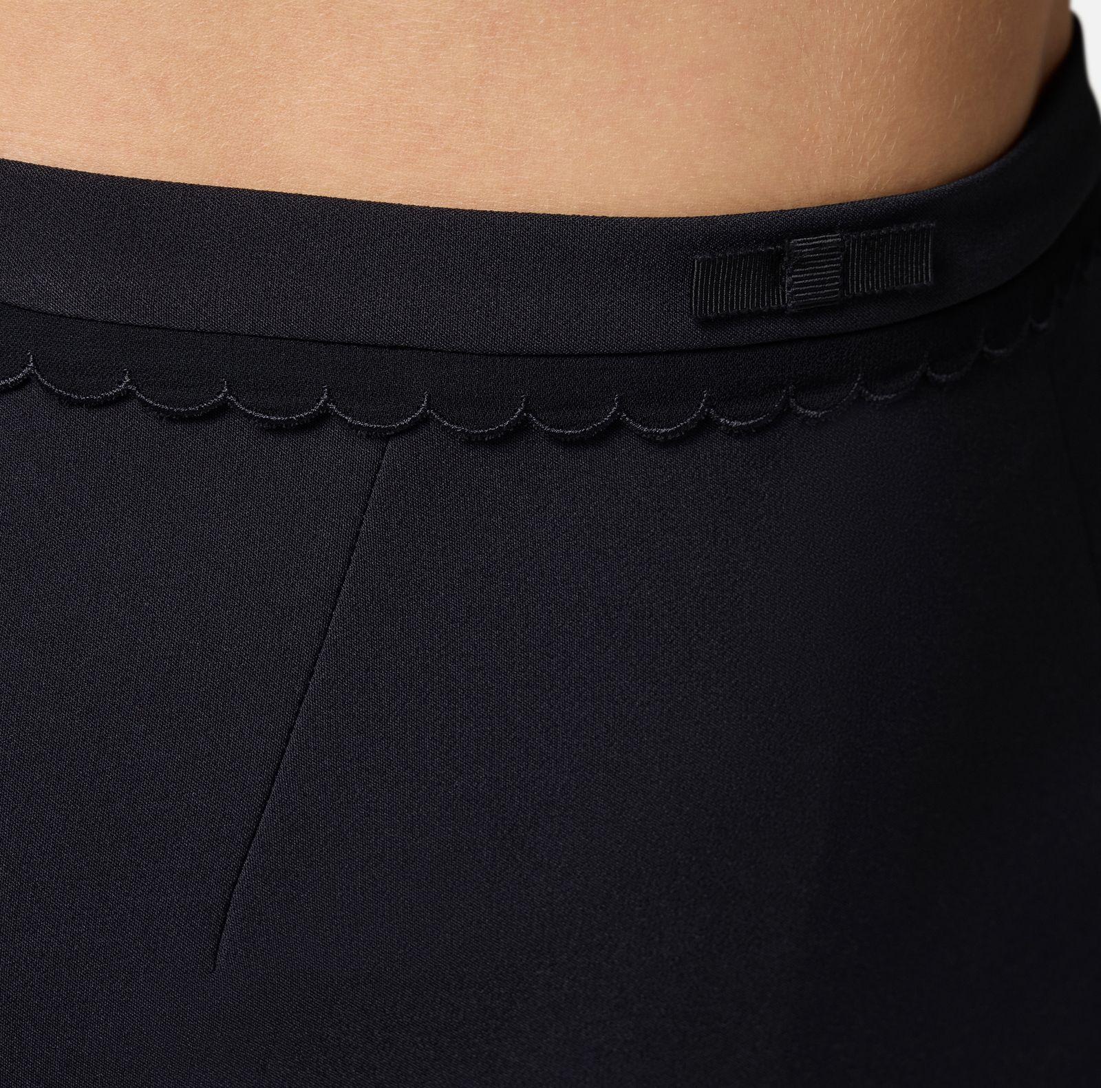 Gonna con smerlo in vita - Elisabetta Franchi GO11852E2 110 ELISABETTA FRANCHI 