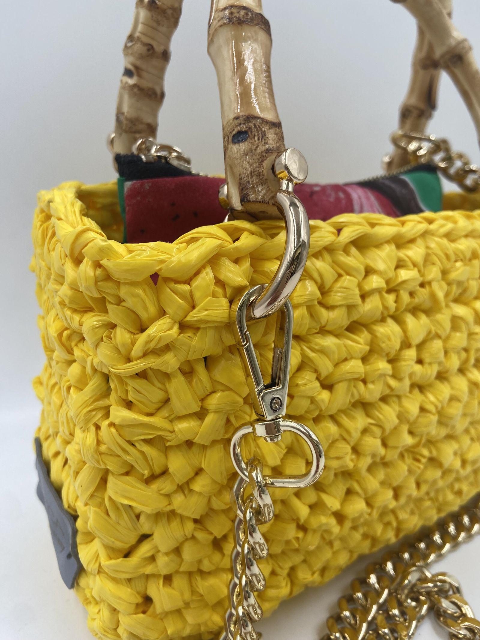 Borsa Meteora Chica Handmane METEORA SS23 GIALLO CHICA 