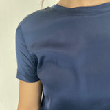 T-shirt lucida girocollo