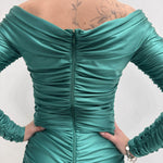 Abito drappeggiato - Elisabetta Franchi AB28927E2 P26 ELISABETTA FRANCHI 