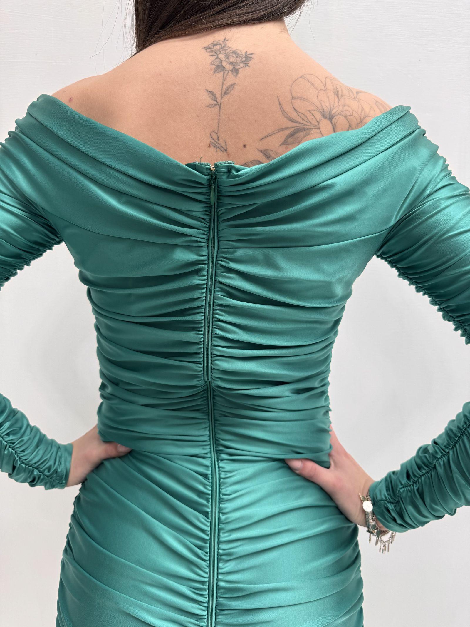 Abito drappeggiato - Elisabetta Franchi AB28927E2 P26 ELISABETTA FRANCHI 