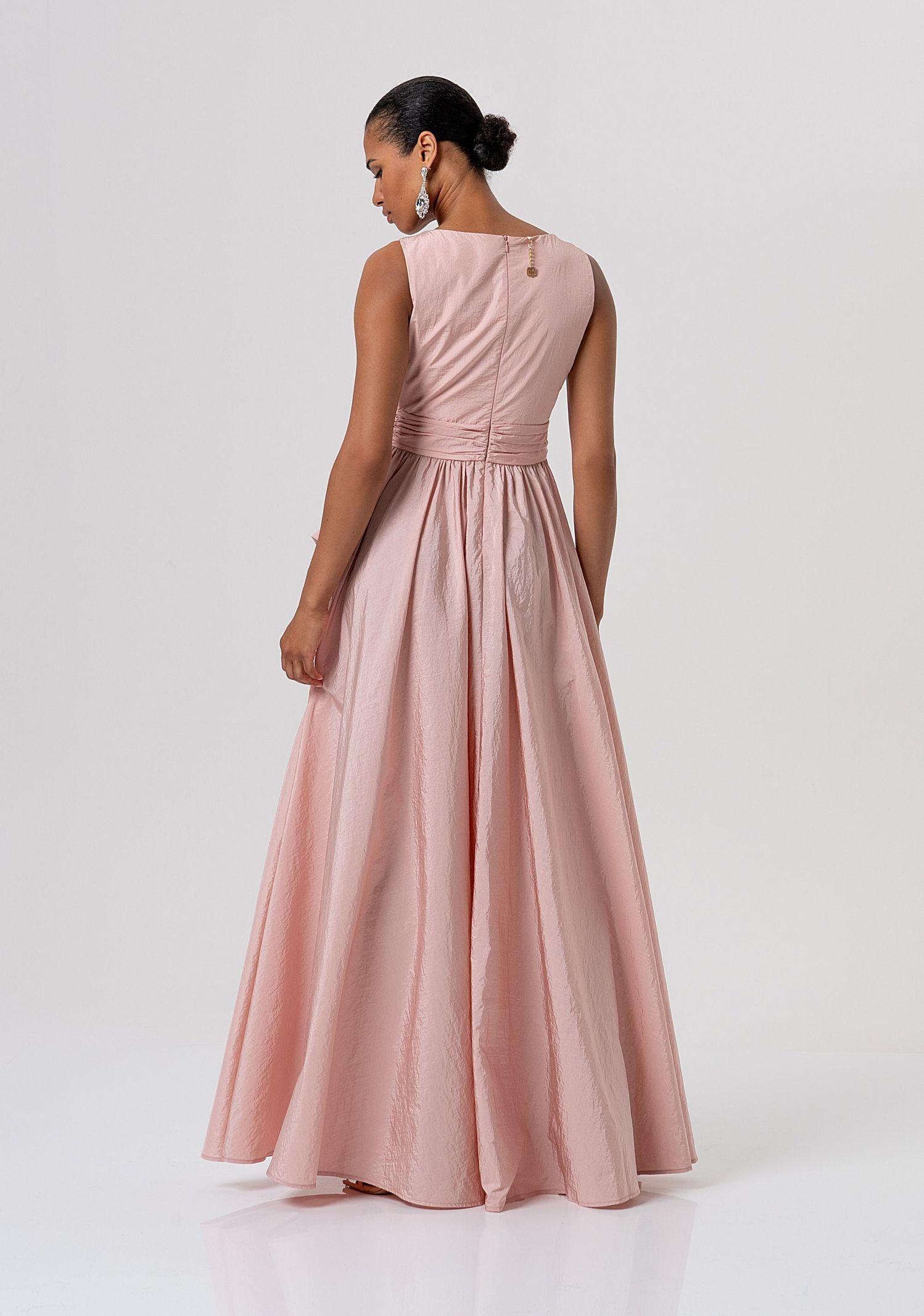 Abito lungo in taffetà - Fracomina FQ26SD3009W83101 444 FRACOMINA 