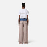 T-shirt in voile ricamato