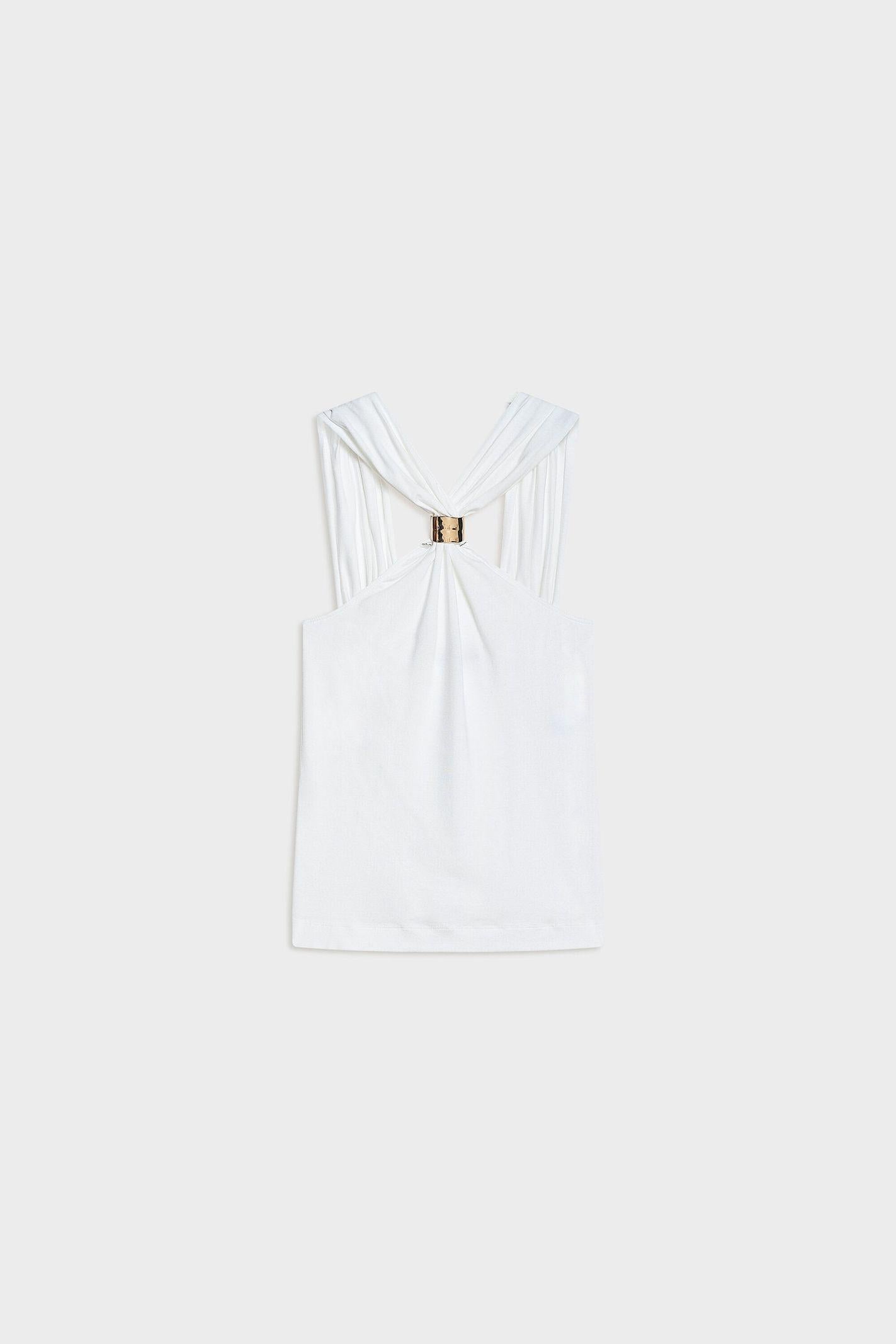 Maglia con passante oro - Carla G MOCO20D6 01 CARLA G. 