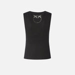 Top a costine misto seta 104808-A1KW Z99 PINKO 