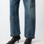 Jeans ballon con zip 105680A2TX PJZ PINKO 