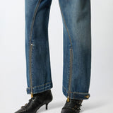 Jeans ballon con zip 105680A2TX PJZ PINKO 