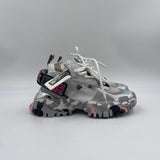 Sneakers grigio rosa e bianco F0331033 BIANCOGRIGIO CLJD 