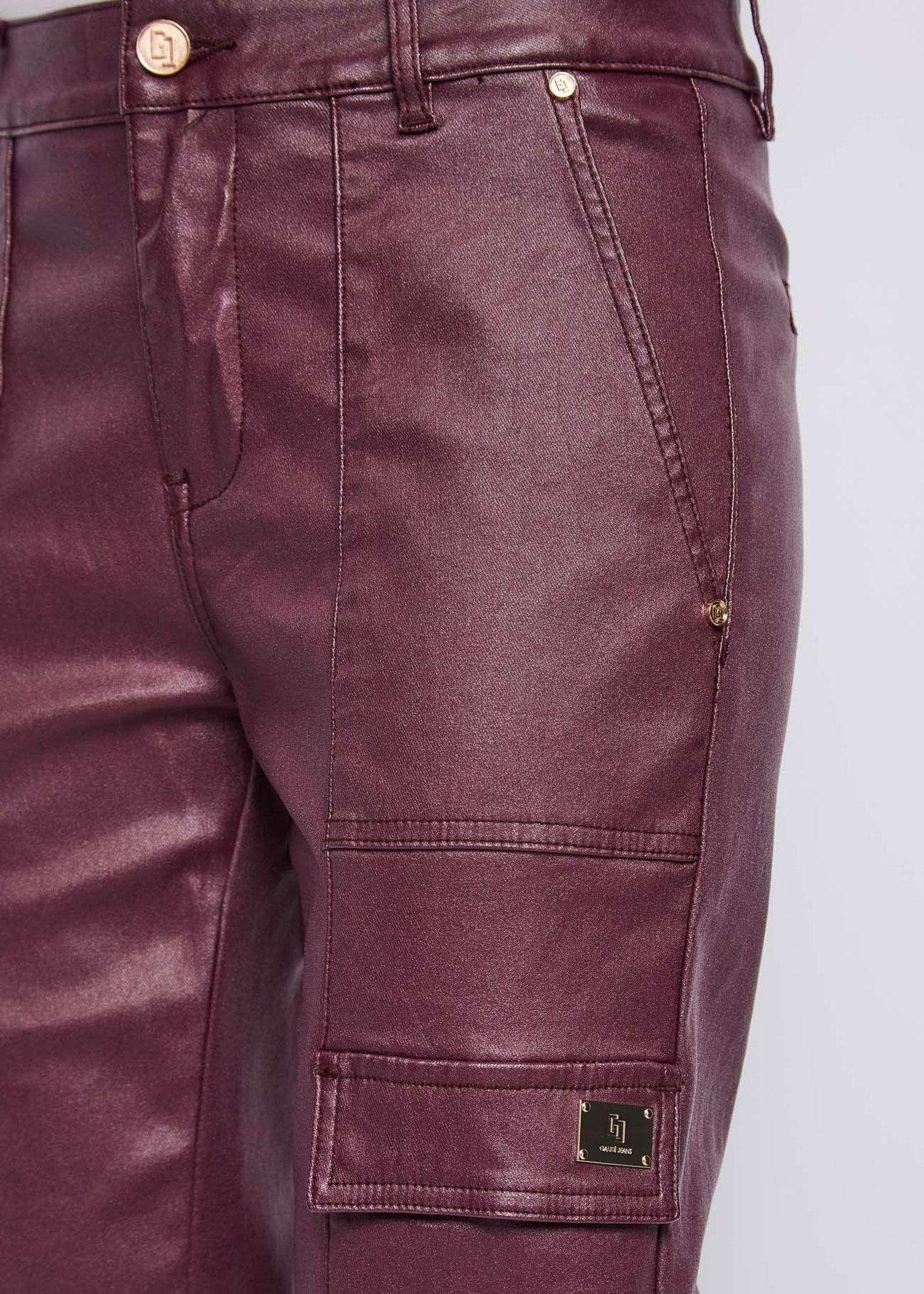 Pantaloni cargo in similpelle 521BD25017 2416 GAUDI' 