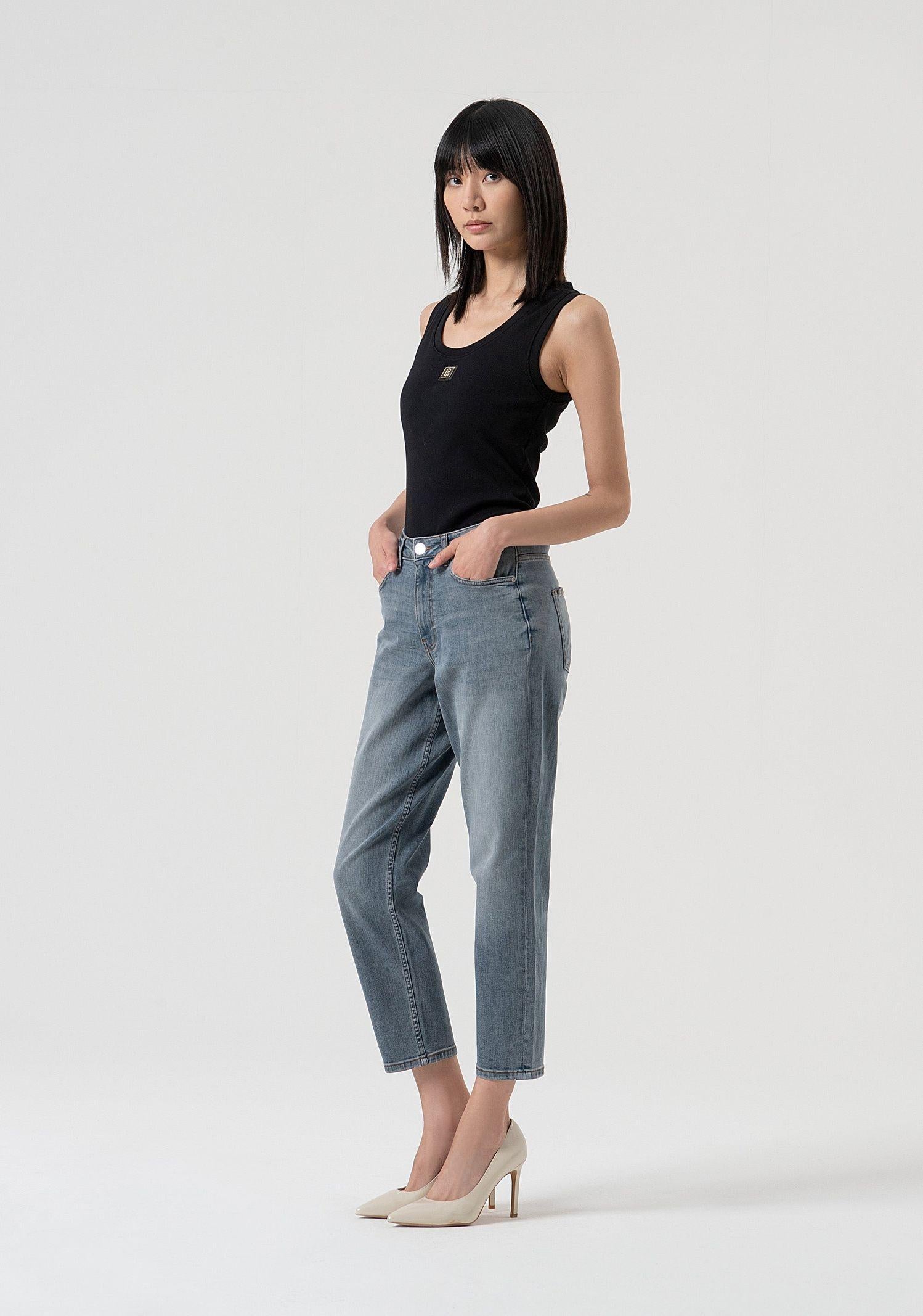 Jeans carrot mom fit - Fracomina FP25WVD005D46093 C41 FRACOMINA 