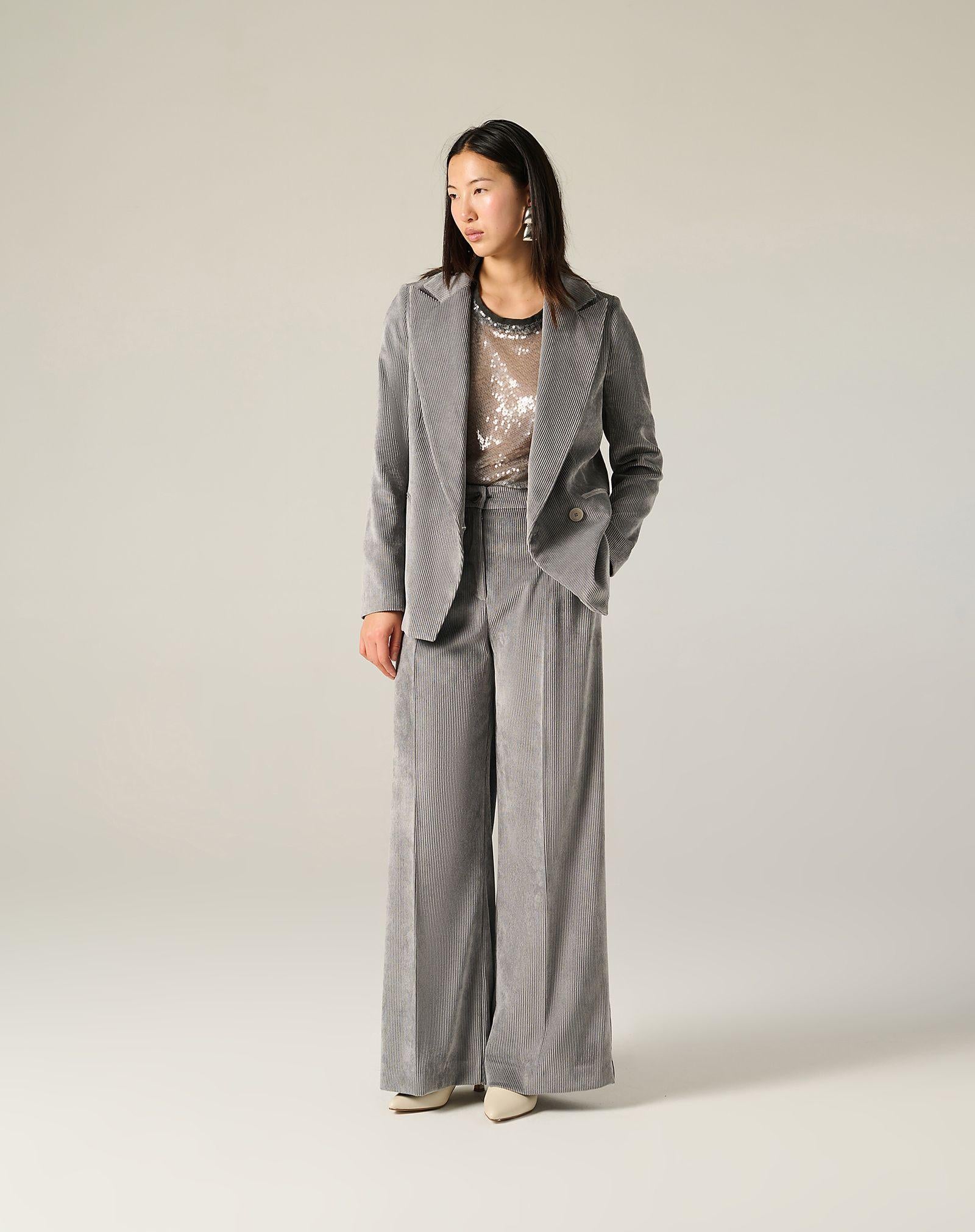 Giacca in velluto a costine G092PU MG826 MANILA GRACE 