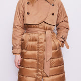 Cappotto in naylon trapuntato