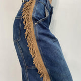 Jeans con frange - Ofelia LAF271PLUS DENIM OFELIA 