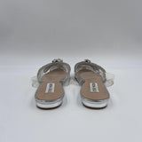 Sandalo Justi Clear in pvc con fiocco