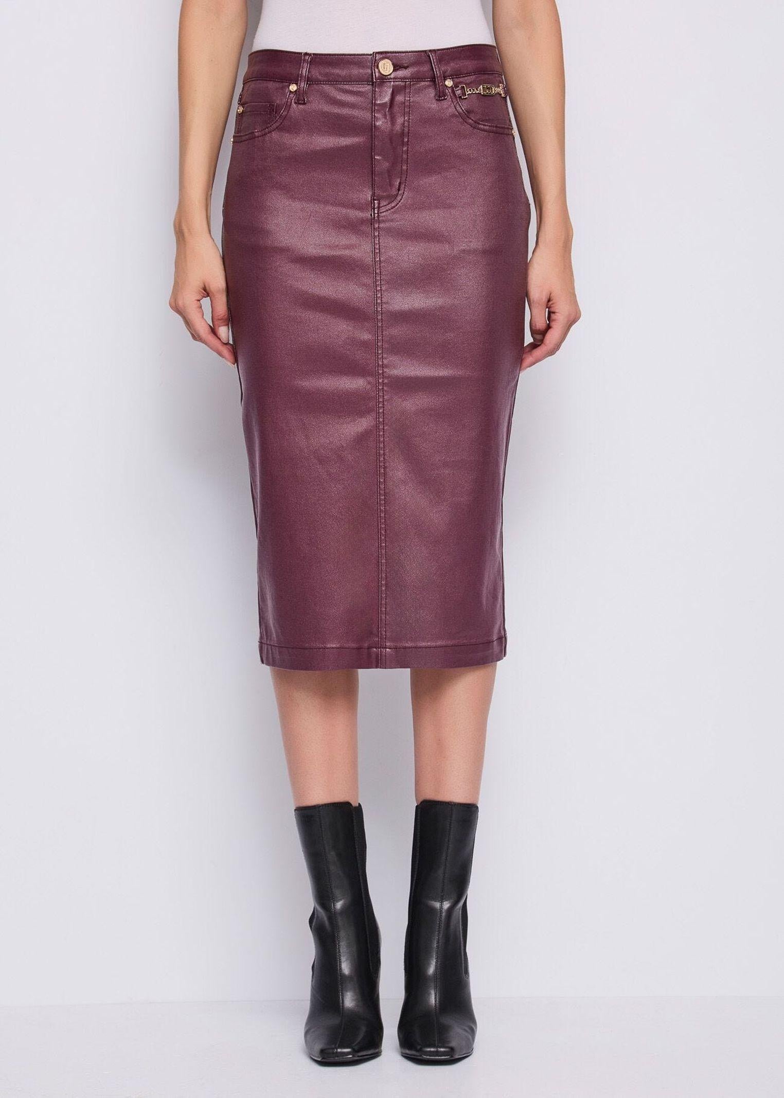 Gonna longuette con gioiello 521BD75002 2416 GAUDI' 