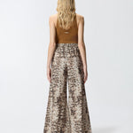 Pantalone ampio con stampa snake - Pinko 106963A3B1 CZ9 PINKO 