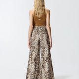 Pantalone ampio con stampa snake - Pinko 106963A3B1 CZ9 PINKO 