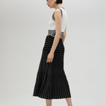 Abito in maglia effetto plissettato LS2516002 1BN LOLA 