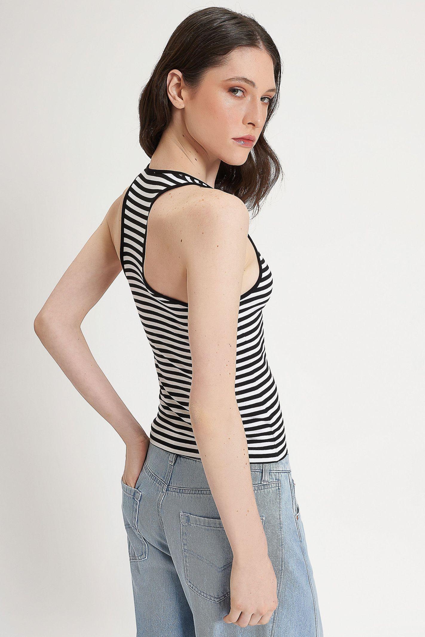 Canotta con scollo all'americana -  Carla G MIEB21D6 10 CARLA G. 
