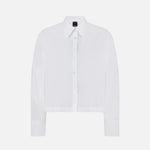 Camicia cropped a righe 106249A32L A32L PINKO 