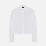 Camicia cropped a righe 106249A32L A32L PINKO 