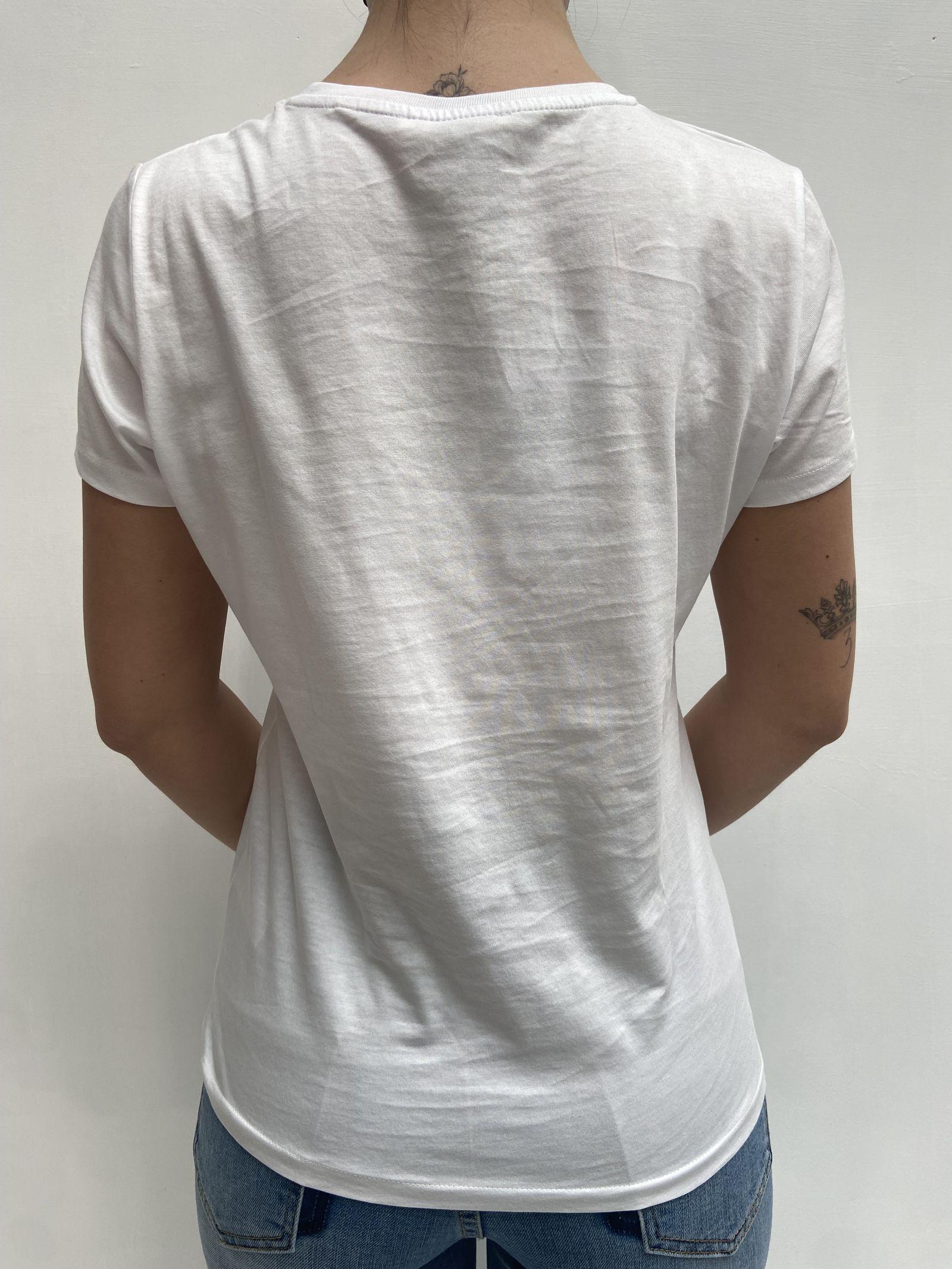 T-shirt con stampa TS315 BIANCO TOP-TEE 