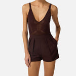 Body in maglia traforata - Elisabetta Franchi BK80W61E2 644 ELISABETTA FRANCHI 