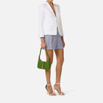 Shorts in cotone a righe - Elisabetta Franchi SH01262E2 019 ELISABETTA FRANCHI 