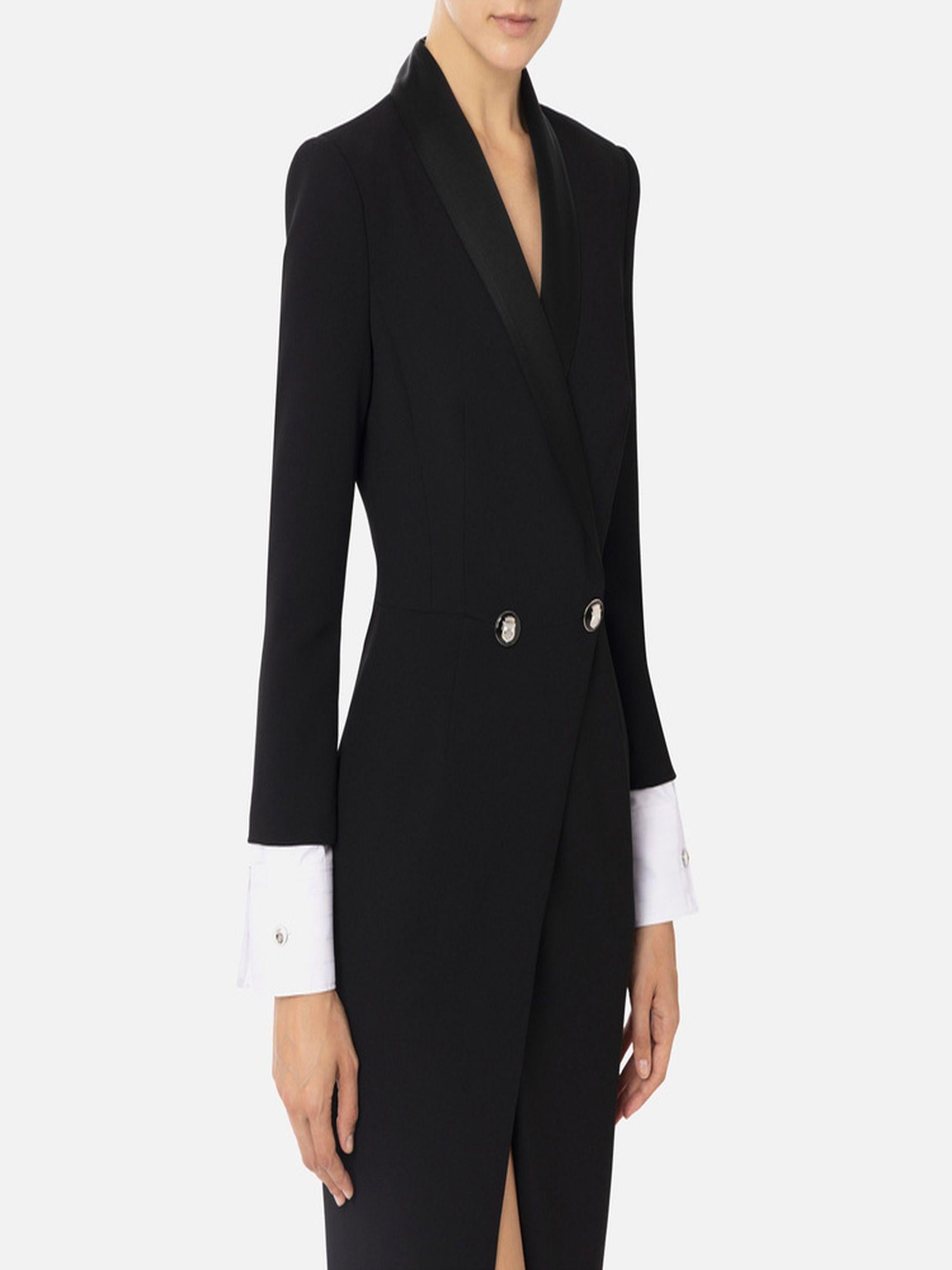 Abito Red Carpet con polsini staccabili AB64547E2 110 ELISABETTA FRANCHI 