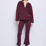 Felpa scollo a V 521BD64006 2416 GAUDI' 