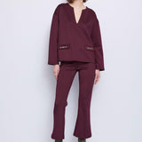 Felpa scollo a V 521BD64006 2416 GAUDI' 