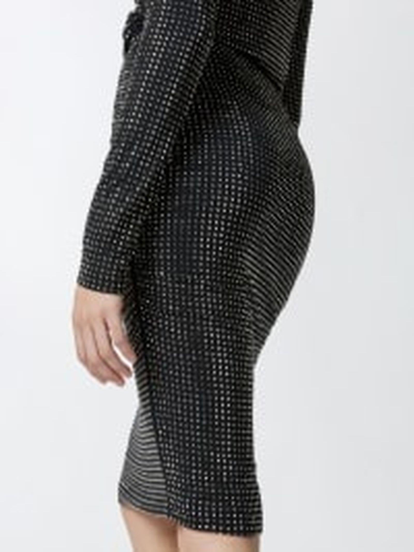 Gonna a matita con strass 104454-A288 Z99 PINKO 