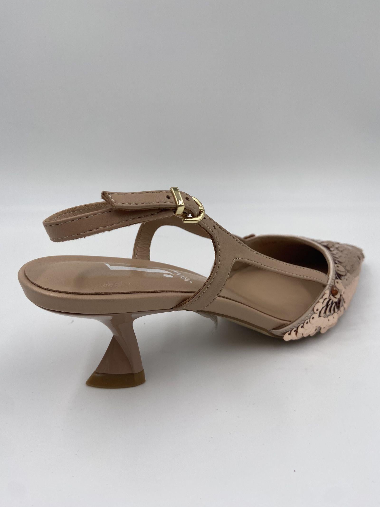 Sandalo con paillettes RJ513 PELLE JEANNOT 