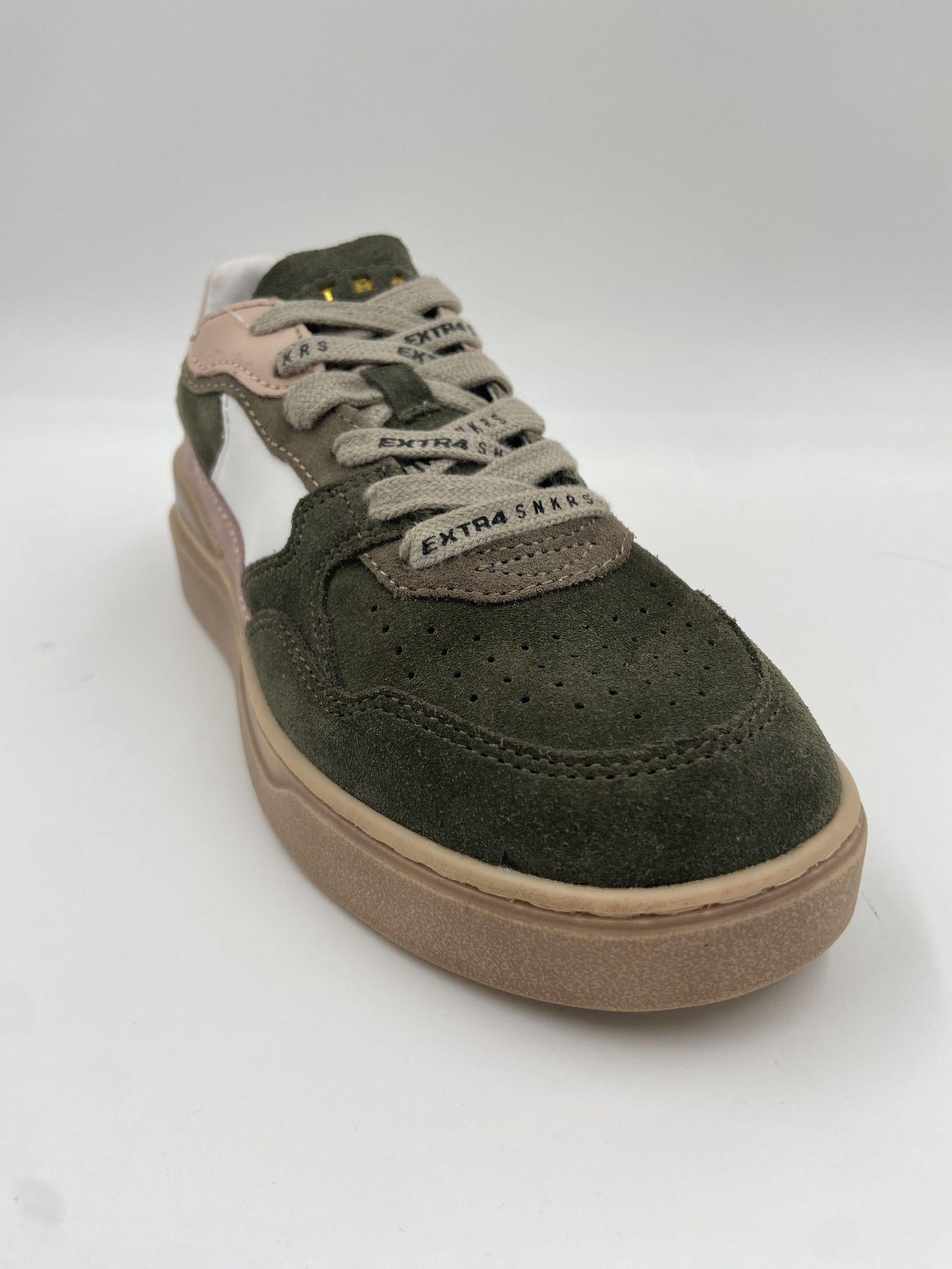 Sneakers Club tennis 1.07 8707022 VERDEBIANCO EXTR4 