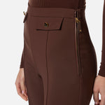 Pantalone palazzo con patte davanti PA12156E2 EA3 ELISABETTA FRANCHI 