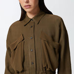 Giacca camicia leggera con tasche 105017-A2I9 S1C PINKO 