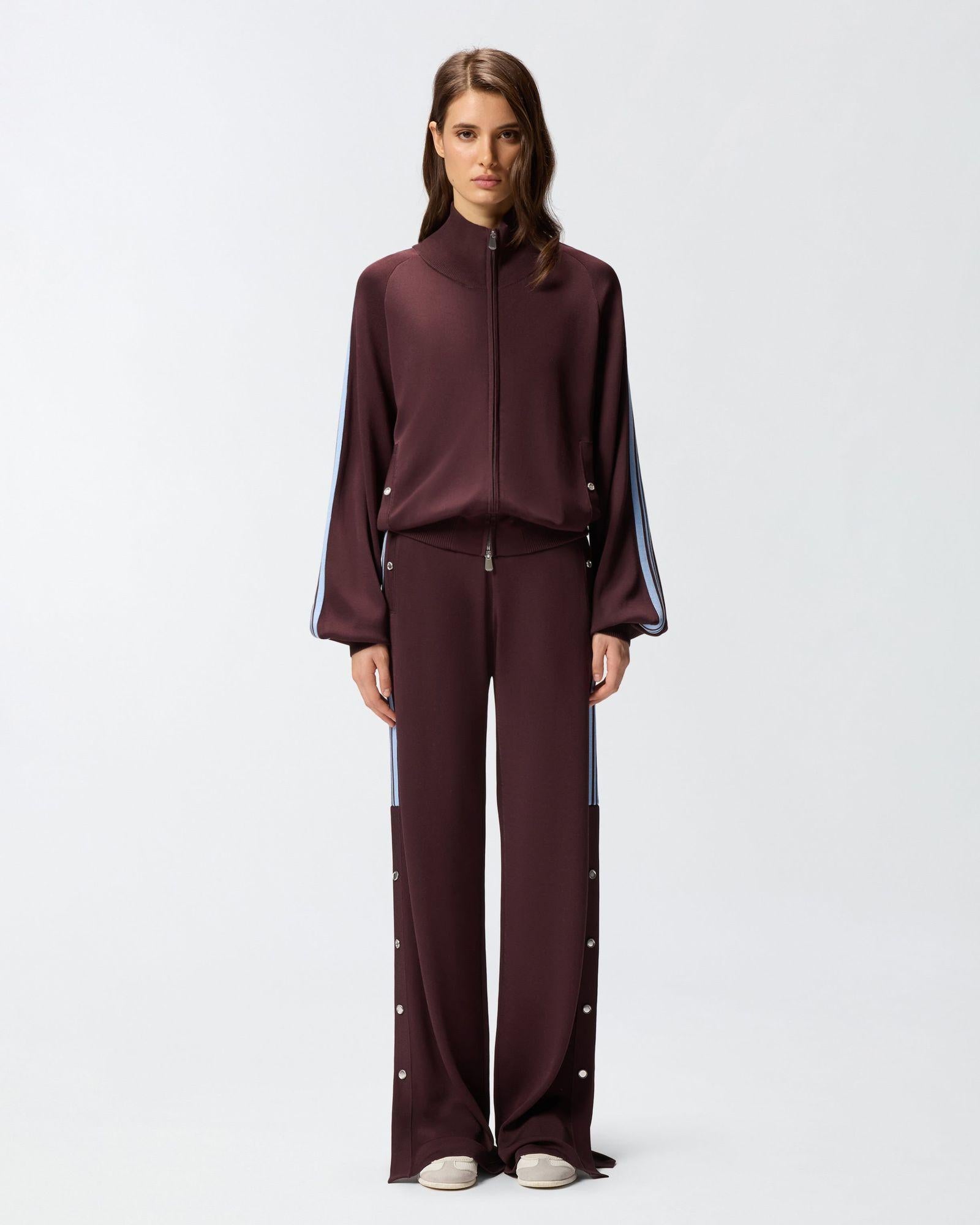 Pantaloni con bande laterali 105394A2FQ R57 PINKO 