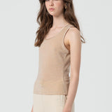 Canotta aderente in lurex