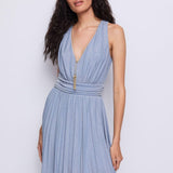 Abito in lurex con gonna plissè 511FD14004 51104301 GAUDI' 