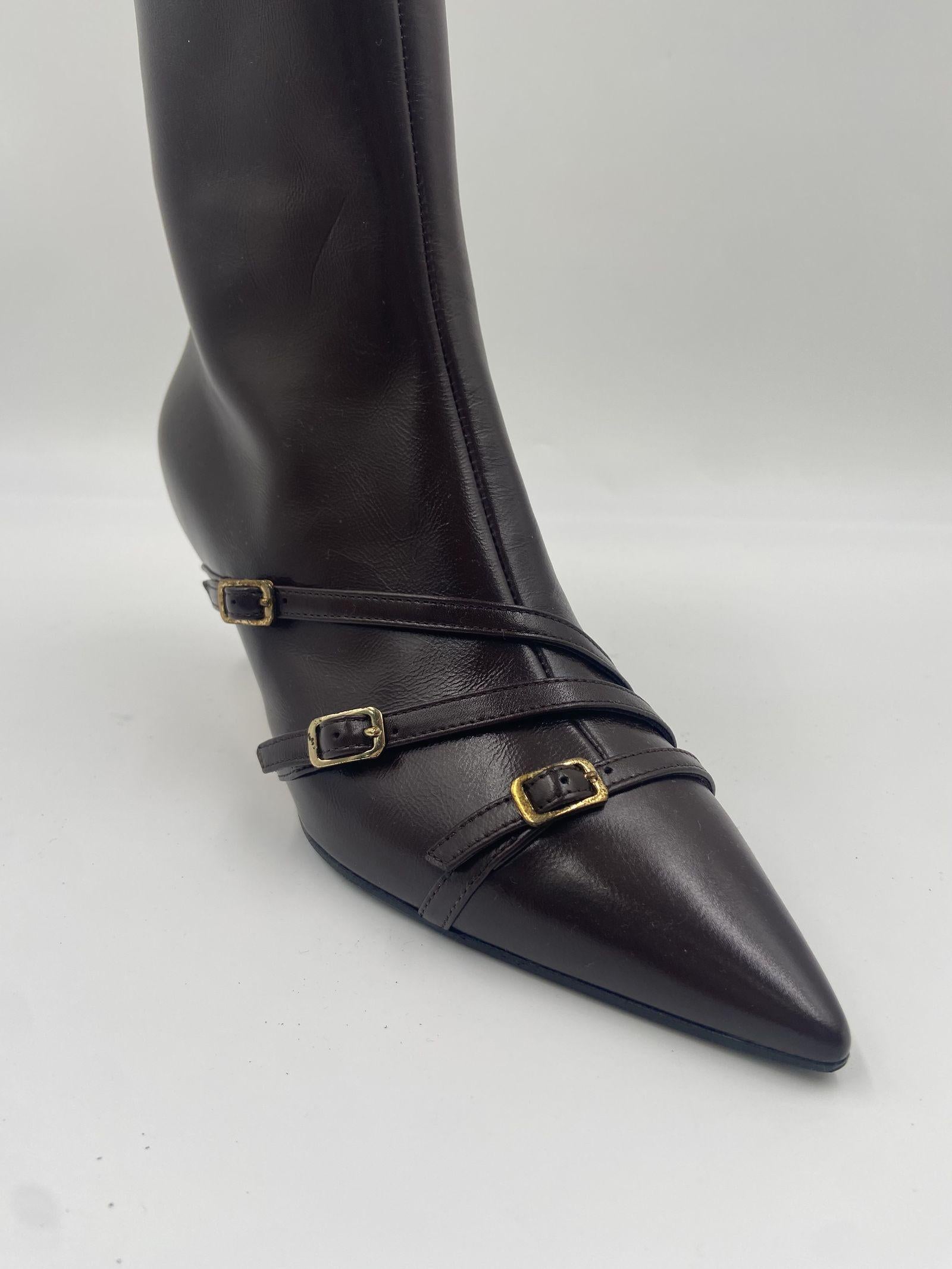 Stivaletto nero con cinturini 9559 NERO SPAZIO MODA 